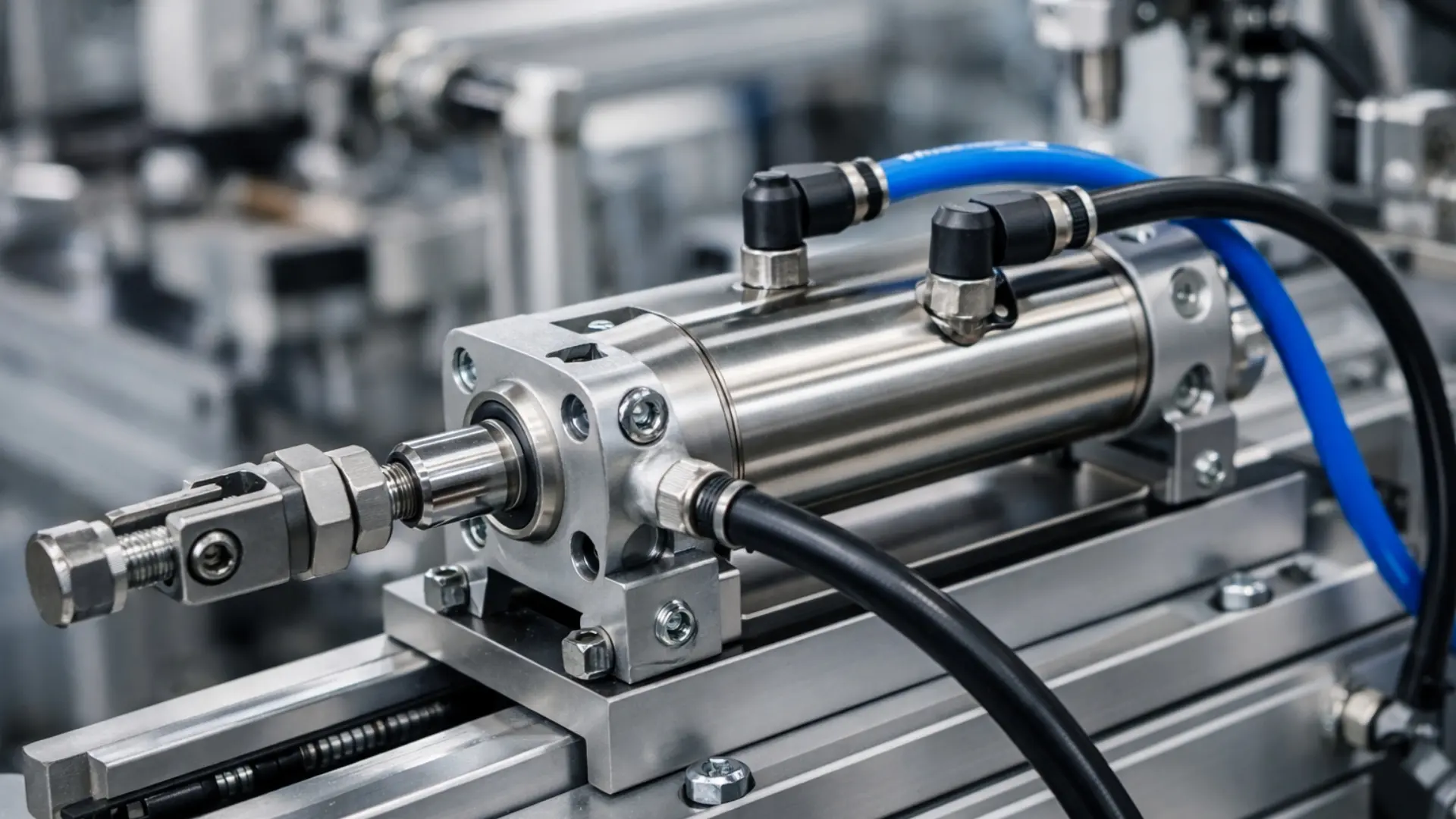 Pneumatic Actuators in an automated production line