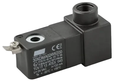 Aignep SOLX2 Solenoid 30 mm ATEX II2G EX DMD IIC T5 GB
